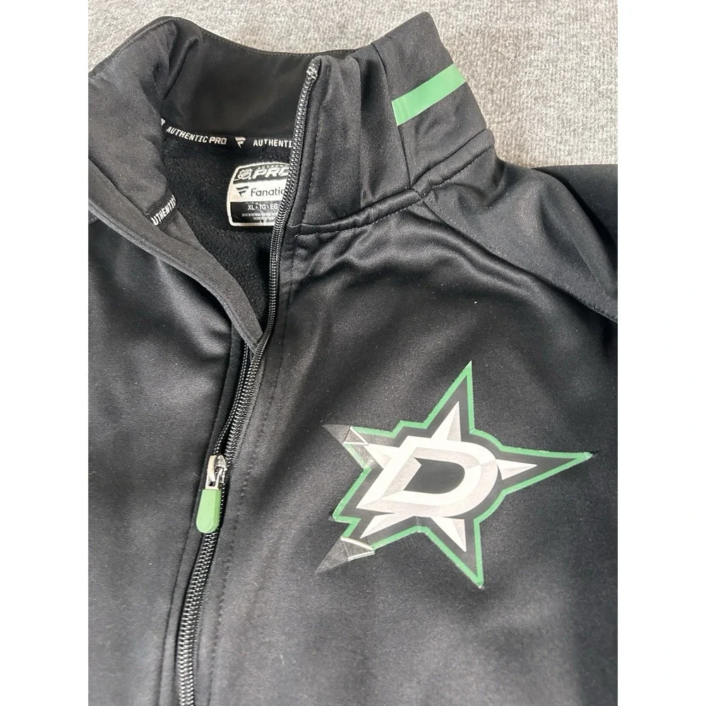 Dallas Stars NHL Fanatics Authentic‎ Pro Rink Full-Zip Jacket -large - Blk